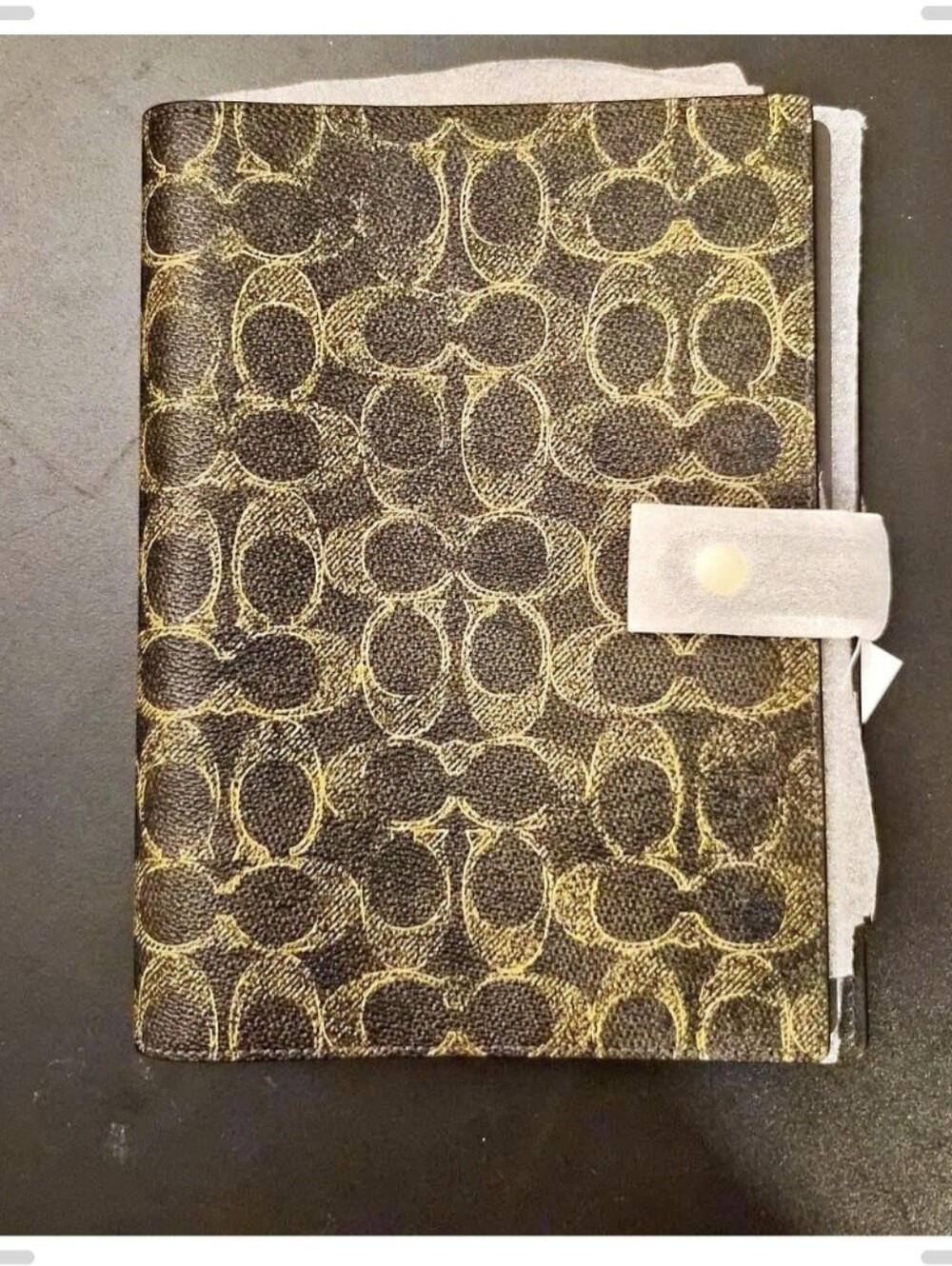 Coach Notebook in Loved Signature Leather